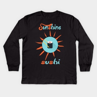 Sushi And SunShine Kids Long Sleeve T-Shirt